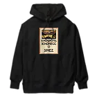 YS VINTAGE WORKSのスイス・ベルン州シュピーツのシャトーホテルの古い広告 Heavyweight Hoodie