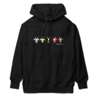 ネナロコのウシウシファイブ/濃色 Heavyweight Hoodie