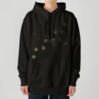 Nomi(shop-I＊iro-)の猫の肉球アート(跡) タイトルは「自由」 Heavyweight Hoodie