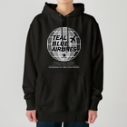 Teal Blue CoffeeのTEAL BLUE AIRLINES - grayscale Ver. - Heavyweight Hoodie