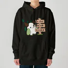 Nomi(shop-I＊iro-)の不思議生物クルビーとLife with Green【カラー】 Heavyweight Hoodie