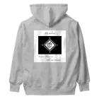 ゆにねこ惑星の❖僕のｴｰﾃﾞﾙﾜｲｽ❖黒色(背面)ロゴ入り Heavyweight Hoodie