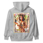 キキとココからのアールヌーボーの女神と戯れる天使たち Heavyweight Hoodie