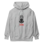 Poooompadoooourの2023 Cyber Rabbit (Black/Red) Heavyweight Hoodie