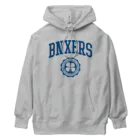 BRONX SOUL WEARのBNXERS COLLEGE/Navy Print Heavyweight Hoodie