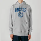 BRONX SOUL WEARのBNXERS COLLEGE/Navy Print ヘビーウェイトパーカー