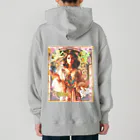 キキとココからのアールヌーボーの女神と戯れる天使たち Heavyweight Hoodie