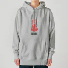 Poooompadoooourの2023 Cyber Rabbit (Red/Black) Heavyweight Hoodie