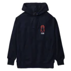 Poooompadoooourの2023 Rabbit (Red/White) Heavyweight Hoodie