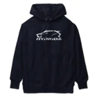 ハナイとトンのHYBRID（白） Heavyweight Hoodie