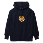サッサのいきものグッズの虎とバターとホットケーキ Heavyweight Hoodie