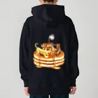 サッサのいきものグッズの虎とバターとホットケーキ Heavyweight Hoodie