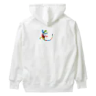 cuuyabowのカラフルヤモリ Heavyweight Hoodie