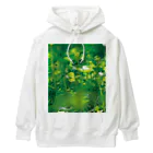 akane_art（茜音工房）の癒しの風景（クローバー） Heavyweight Hoodie