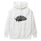 海底3マイルの決め顔ダイオウグソクムシ Heavyweight Hoodie