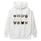 みきぞーん｜保護猫 ミッキー画伯と肉球とおともだちのmuchaguraainima Heavyweight Hoodie