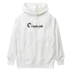 りすのしっぽのChipmunk（しまりす）_Black Heavyweight Hoodie