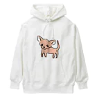 akane_art（茜音工房）のゆるチワワ（オレンジ） Heavyweight Hoodie