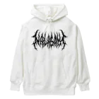 Toshihiro Egawa ArtのDEATH NAGASAKI ２ / 長崎(黒ロゴ) 秋冬物 Heavyweight Hoodie