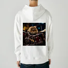 Gavi'sのメタルキャット オジー君　(ドラム) Heavyweight Hoodie