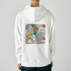 moko's merry shopの勇気をあなたへ Heavyweight Hoodie