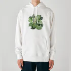 Wonder Bird Forestの藤の葉陰 Heavyweight Hoodie