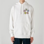 akane_art（茜音工房）のゆるチワワ（フラワーサークル） Heavyweight Hoodie