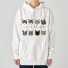 みきぞーん｜保護猫 ミッキー画伯と肉球とおともだちのmuchaguraainima Heavyweight Hoodie