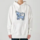 akane_art（茜音工房）のゆるチワワ（ブルー） Heavyweight Hoodie