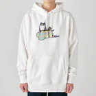 cosmicatiromの五色の雲と二匹の猫 Heavyweight Hoodie