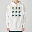 Teal Blue CoffeeのRoasted coffee Heavyweight Hoodie