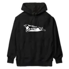 ぴすぴすのホネアザラシ ホワイト Heavyweight Hoodie