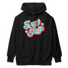 SexyJeepのセクシージープWスター　ブルー Heavyweight Hoodie