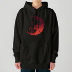 FAN-TANのBat Moon(レッド) Heavyweight Hoodie