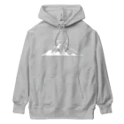 ぴすぴすのマウンテンアザラシ ホワイト Heavyweight Hoodie