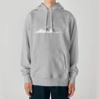 ぴすぴすのマウンテンアザラシ ホワイト Heavyweight Hoodie