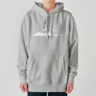 ぴすぴすのマウンテンアザラシ ホワイト Heavyweight Hoodie