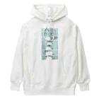 夏中夜話のししこともんきちとゆき Heavyweight Hoodie