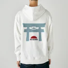 HI-IZURUのいずる丸　後ろがKO-GO-SHI-　ヘビーウェイトパーカー（淡色仕様） Heavyweight Hoodie