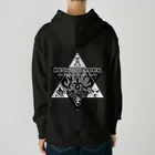 Ａ’ｚｗｏｒｋＳの六芒星ネクロマンサー ブラックアンクリバース Heavyweight Hoodie