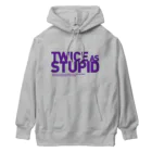 so nice Things.のTWICE AS STUPID ヘビーウェイトパーカー