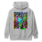 Ａ’ｚｗｏｒｋＳの宇宙人類皆兄弟 VERTICAL Heavyweight Hoodie