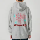 Ａ’ｚｗｏｒｋＳの九尾之狐(赤プリント) Heavyweight Hoodie