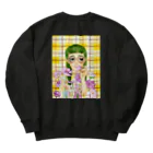 オーカワ真依の乙女心と秋の花 Heavyweight Crew Neck Sweatshirt