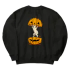 超獣★GIGAの今日もいい天気〜!【背中】 Heavyweight Crew Neck Sweatshirt