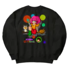 Siderunの館 B2の【バックプリント】おてんば魔女のポメラちゃん Heavyweight Crew Neck Sweatshirt