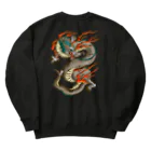 Siderunの館 B2の【バックプリント】白龍 Heavyweight Crew Neck Sweatshirt