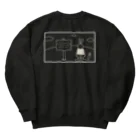 miomioのうさぎ　バックプリント　ホワイト Heavyweight Crew Neck Sweatshirt