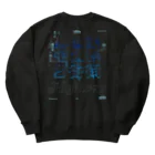 特製飯屋Highway（着なさい）の深海色_リッチモンド２番街_Highwayロゴ入り Heavyweight Crew Neck Sweatshirt