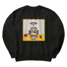 NECO CAT  -ねこキャット-のぜんぶ食べるよ、コトラくん Heavyweight Crew Neck Sweatshirt